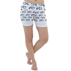 Black And White Cow T- Shirt Black And White Cows Keep On Moooving Cow Puns T- Shirt Yoga Reflexion Pose T- Shirtyoga Reflexion Pose T- Shirt Lightweight Velour Yoga Shorts by hizuto