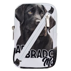 Black Labrador T- Shirt Black Labrador - Labrador Mom T- Shirt Yoga Reflexion Pose T- Shirtyoga Reflexion Pose T- Shirt Belt Pouch Bag (small) by hizuto