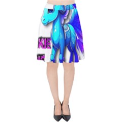 Pinkie Pie  Velvet High Waist Skirt by Internationalstore