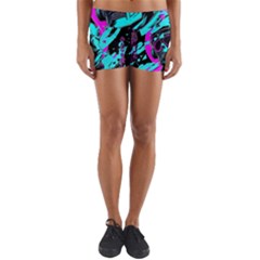 Aesthetic Art  Yoga Shorts by Internationalstore