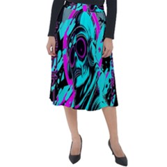 Aesthetic Art  Classic Velour Midi Skirt  by Internationalstore