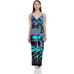Aesthetic Art  V-neck Camisole Jumpsuit by Internationalstore