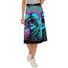 Aesthetic Art  Midi Panel Skirt by Internationalstore