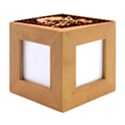 Aesthetic art  Wood Photo Frame Cube View1