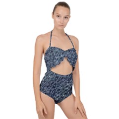 Ceramics Broken  Scallop Top Cut Out Swimsuit by Internationalstore