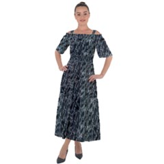 Ceramics Broken  Shoulder Straps Boho Maxi Dress  by Internationalstore
