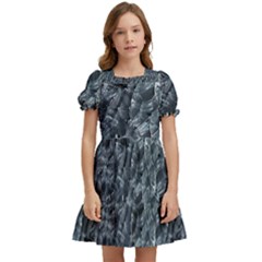 Ceramics Broken  Kids  Puff Sleeved Dress by Internationalstore