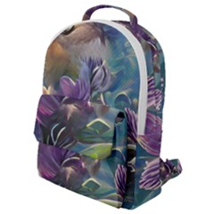 Abstract Blossoms  Flap Pocket Backpack (small) by Internationalstore