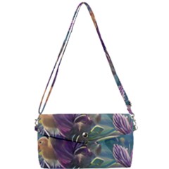 Abstract Blossoms  Removable Strap Clutch Bag by Internationalstore