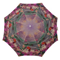 Abstract Flowers  Straight Umbrellas by Internationalstore