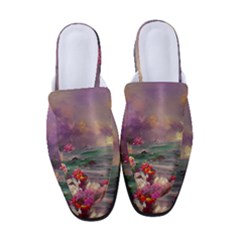 Abstract Flowers  Women s Classic Backless Heels by Internationalstore