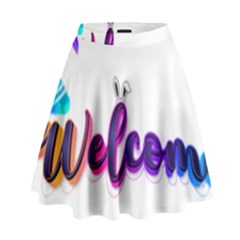 Arts High Waist Skirt by Internationalstore