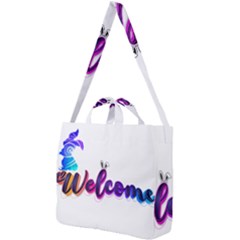 Arts Square Shoulder Tote Bag by Internationalstore
