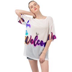 Arts Oversized Chiffon Top by Internationalstore