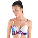 Arts Woven Tie Front Bralet View1