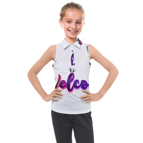 Arts Kids  Sleeveless Polo T-shirt by Internationalstore