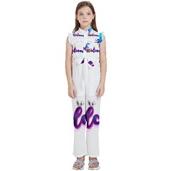 Arts Kids  Sleeveless Ruffle Edge Band Collar Chiffon One Piece by Internationalstore