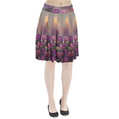 Floral Blossoms  Pleated Skirt by Internationalstore