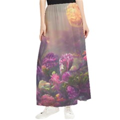 Floral Blossoms  Maxi Chiffon Skirt by Internationalstore