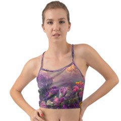 Floral Blossoms  Mini Tank Bikini Top by Internationalstore