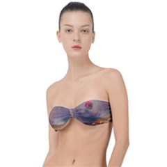 Floral Blossoms  Classic Bandeau Bikini Top  by Internationalstore