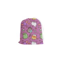 Pusheen Cat Drawstring Pouch (xs) by Pakjumat