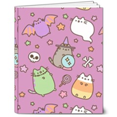 Pusheen Cat 8  X 10  Hardcover Notebook by Pakjumat