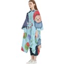 Hedgehogs Animal Women s Hooded Rain Ponchos View2