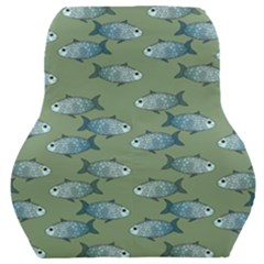 Fishes Pattern Background Car Seat Back Cushion  by Pakjumat