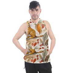 Fur Big Cat Spots Zoo Fast Hunter Men s Sleeveless Hoodie by Pakjumat