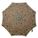 Fox Pattern Texture Hook Handle Umbrellas (Medium) View1
