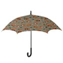 Fox Pattern Texture Hook Handle Umbrellas (Medium) View3