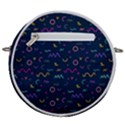Scribble Pattern Texture Crossbody Circle Bag View2