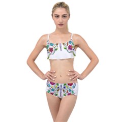 Butterfly T- Shirt Butterfly T- Shirt Layered Top Bikini Set by JamesGoode