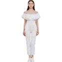 Abstract Hexagon Pattern T- Shirt Abstract Hexagon Pattern T- Shirt Bardot Ruffle jumpsuit View1