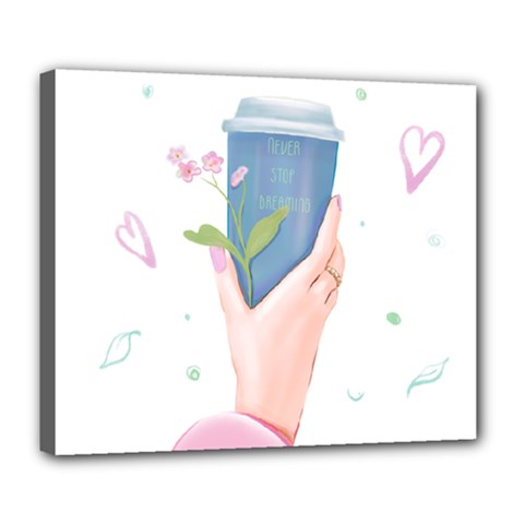 Never Stop Dreaming Deluxe Canvas 24  X 20  (stretched) by SychEva
