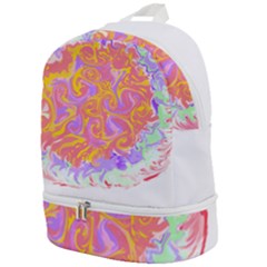 Abstract T- Shirt Circle Beauty In Abstract T- Shirt Zip Bottom Backpack by EnriqueJohnson