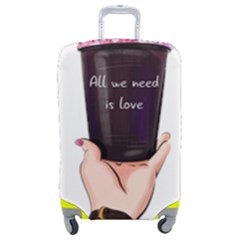 All You Need Is Love 2 Luggage Cover (medium) by SychEva