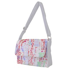Abstractart T- Shirt Abstract Forest In Pink T- Shirt Full Print Messenger Bag (l) by EnriqueJohnson