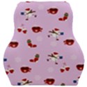 Christmas Xmas Background Design Pattern Car Seat Velour Cushion  View1