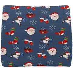 Christmas Background Design Pattern Seat Cushion by uniart180623