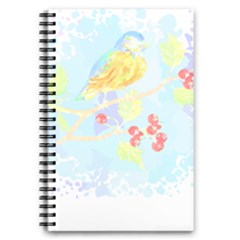 Birds Illustration T- Shirtbird T- Shirt (6) 5 5  X 8 5  Notebook by EnriqueJohnson
