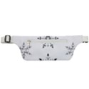 Black And White Pattern T- Shirt Black And White Pattern 12 Active Waist Bag View1
