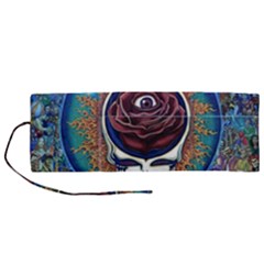 Grateful-dead-ahead-of-their-time Roll Up Canvas Pencil Holder (m) by Sarkoni