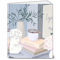 Still Life 8  X 10  Hardcover Notebook by SychEva