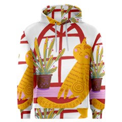 Cat Pet Ginger Art Animal Cartoon Men s Overhead Hoodie by uniart180623