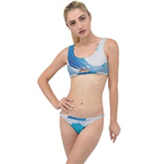 Wave Tsunami Tidal Wave Ocean Sea Water The Little Details Bikini Set by uniart180623