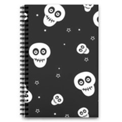 Skull Pattern 5 5  X 8 5  Notebook by Ket1n9