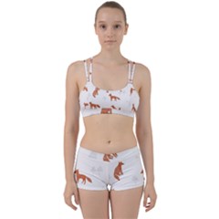 Fox Animal Wild Pattern Perfect Fit Gym Set by Ket1n9