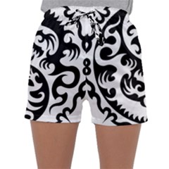 Ying Yang Tattoo Sleepwear Shorts by Ket1n9